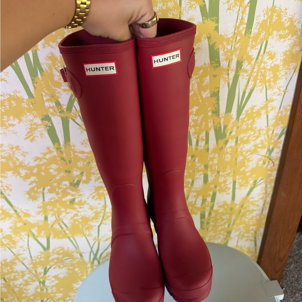 Hunter Red Rain Boots